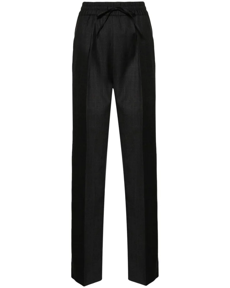 Isabel Marant Karierte Liska Straight-Leg-Hose - Grau Grau