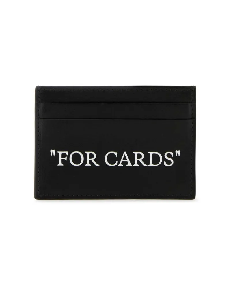 OFF-WHITE Quote Kartenetui - Schwarz Schwarz