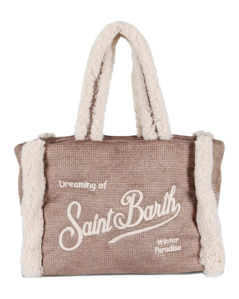 MC2 Saint Barth embroidered-logo tote bag - Braun Braun