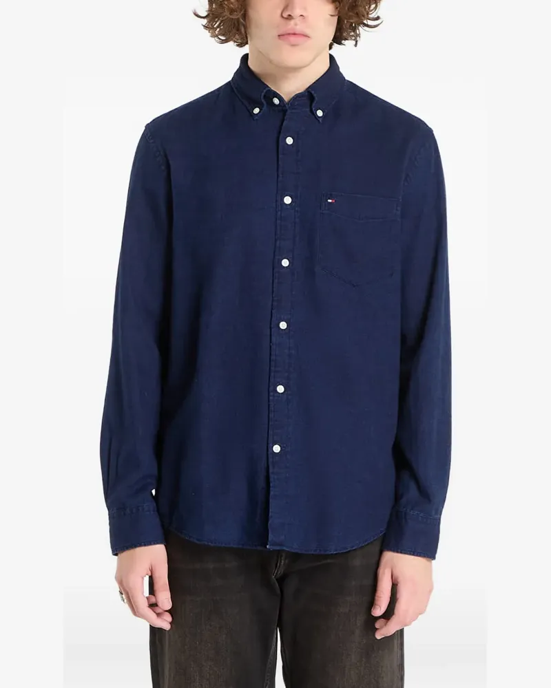 Tommy Hilfiger button-down chest-pocket shirt - Blau Blau