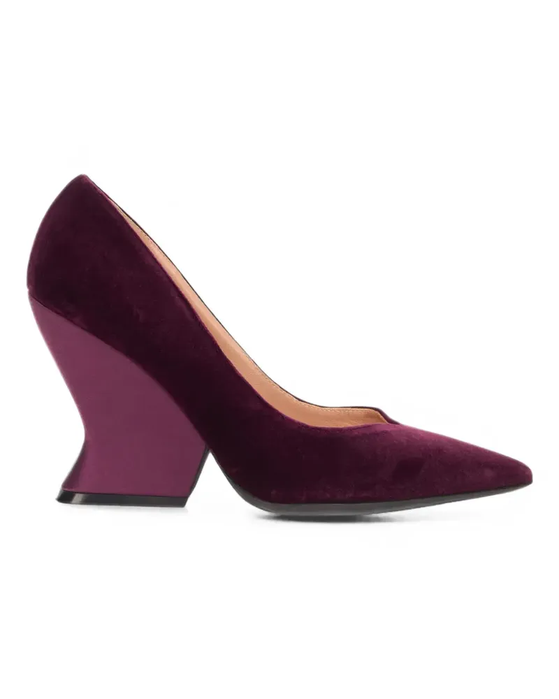 Alberta Ferretti geometric-heel pumps - Violett Violett