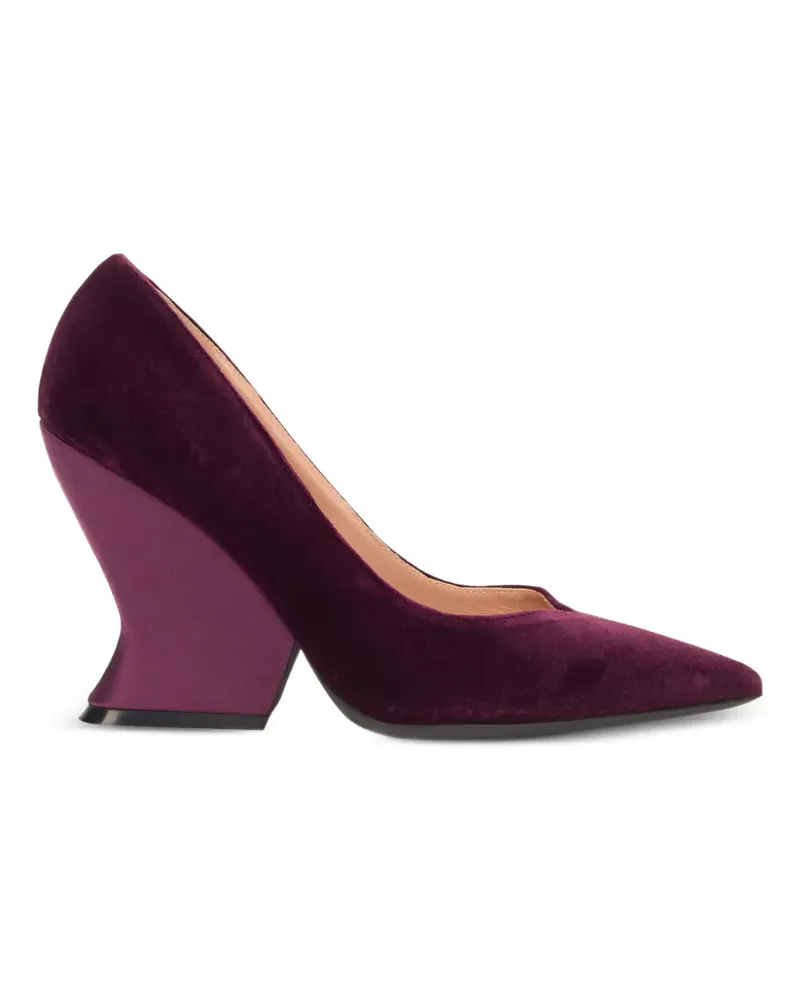 Alberta Ferretti geometric-heel pumps - Violett Violett