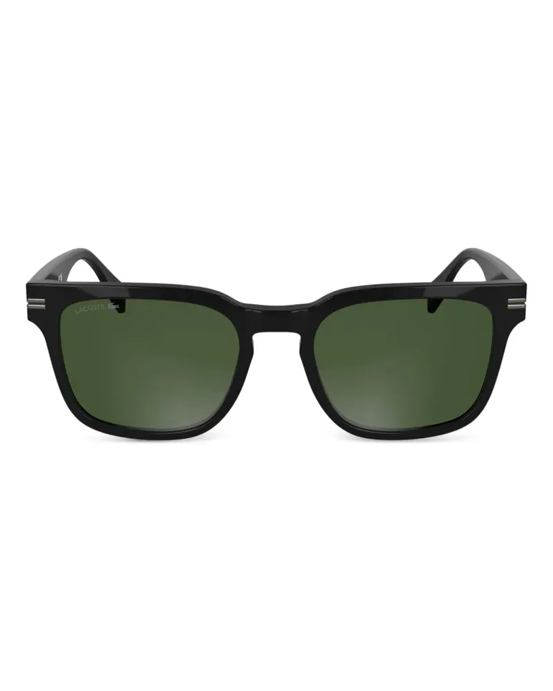 Lacoste Sonnenbrille mit Logo-Print - Schwarz Schwarz