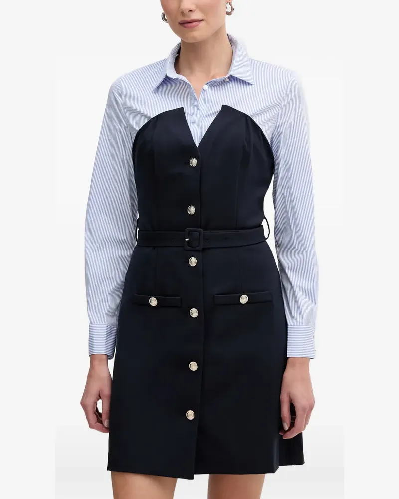Morgan Minikleid mit Gürtel - Blau Blau