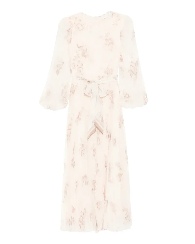 Zimmermann Sunray midi dress - Nude Nude