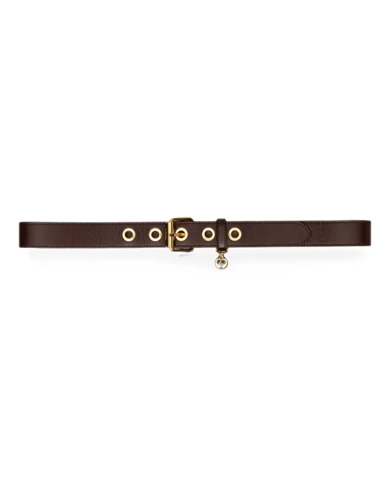 Maje Miss M leather belt - Braun Braun