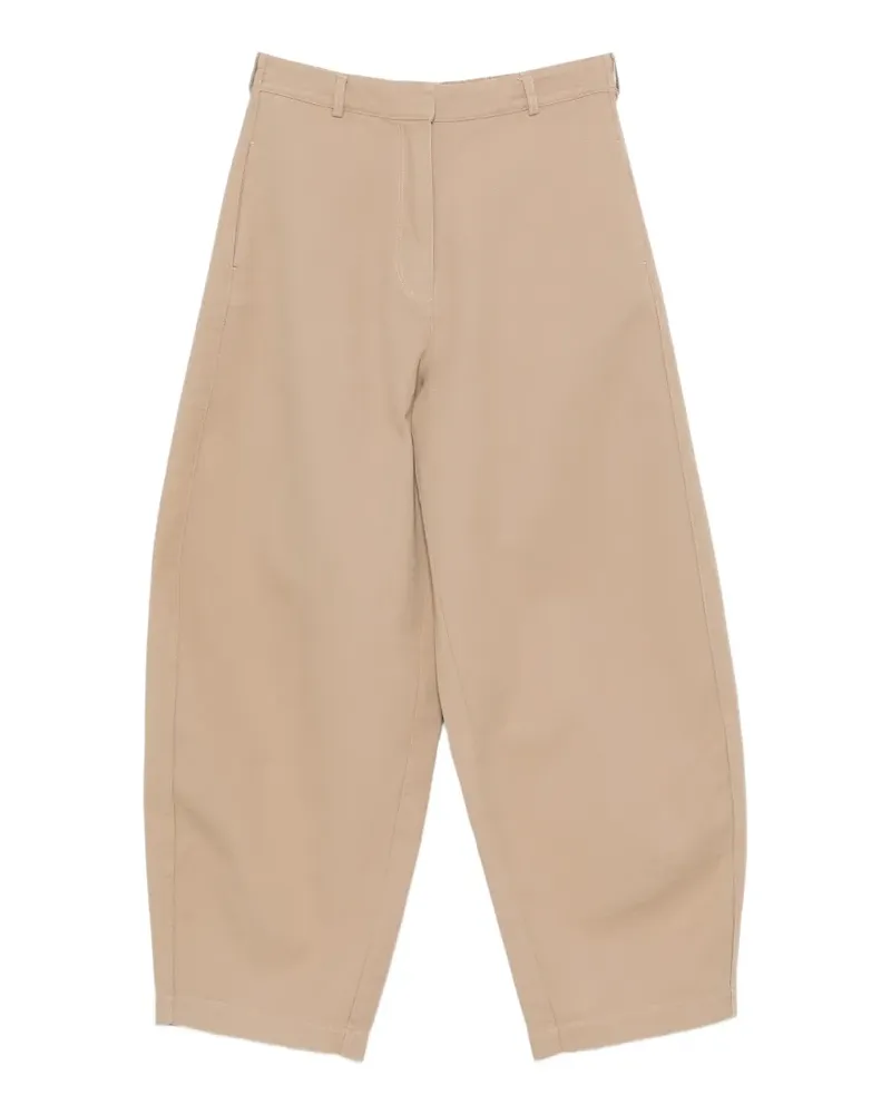 CORDERA Tapered-Hose mit Stretchbund - Nude Nude