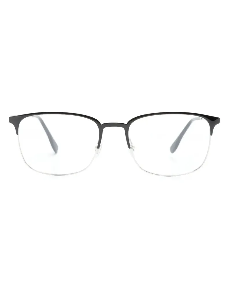 Ray Ban Brille mit breitem Gestell - Silber Silber