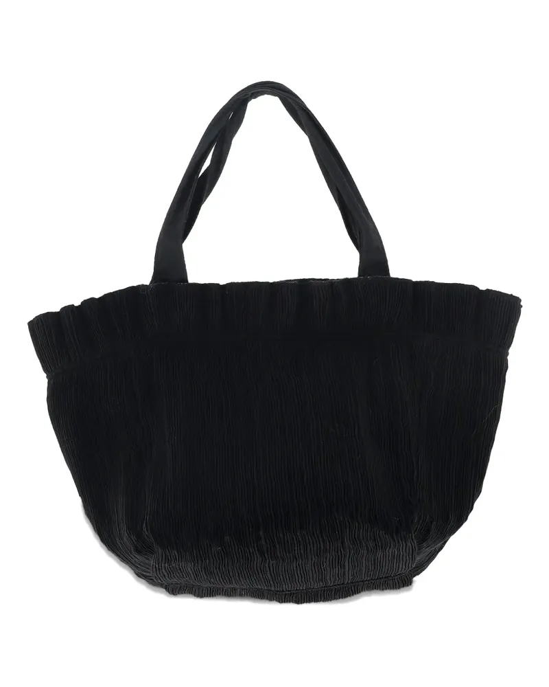 Loeffler Randall Claire pleated tote bag - Schwarz Schwarz