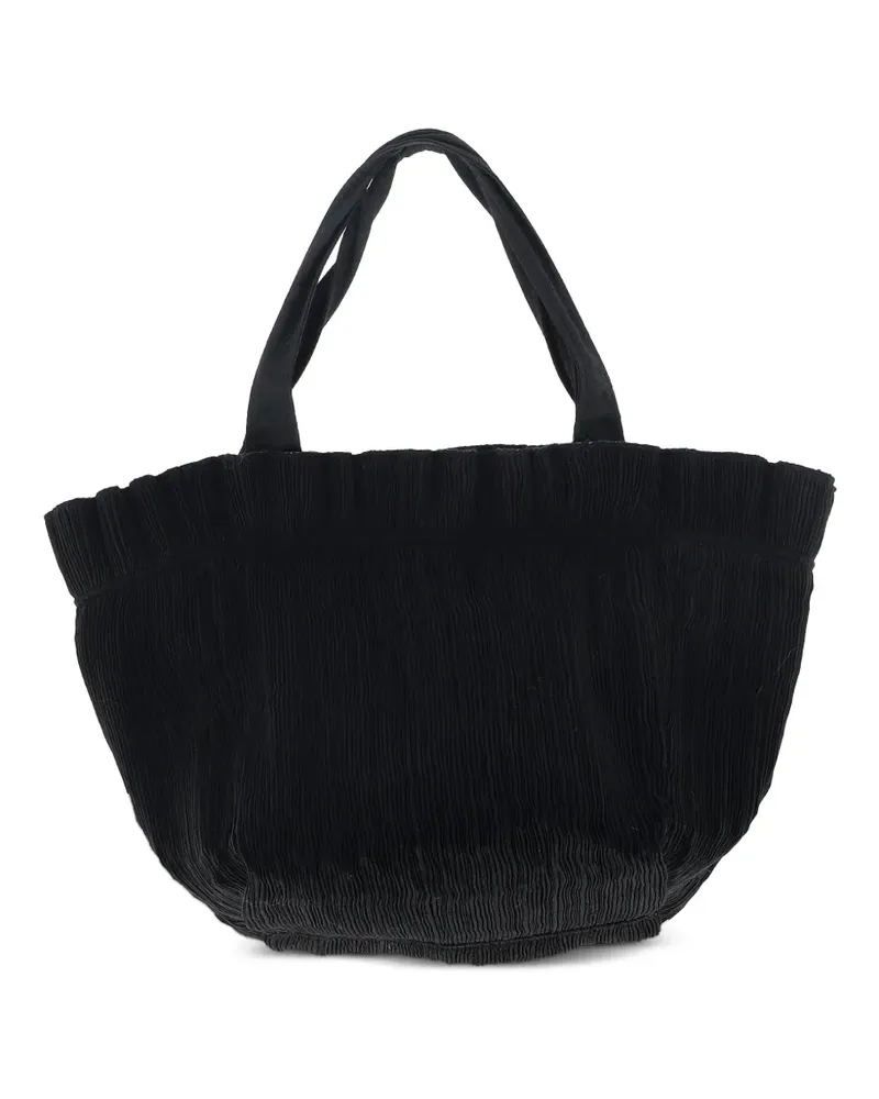 Loeffler Randall Claire pleated tote bag - Schwarz Schwarz