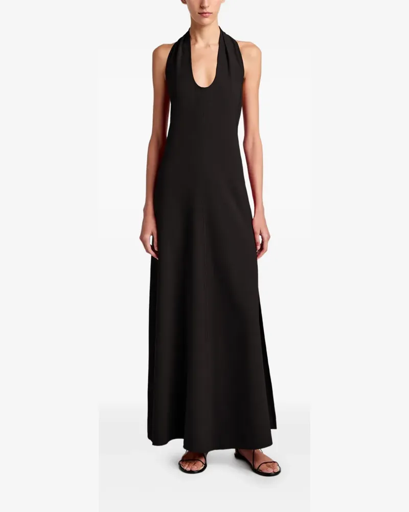 Proenza Schouler Ember Neckholder-Maxikleid - Schwarz Schwarz