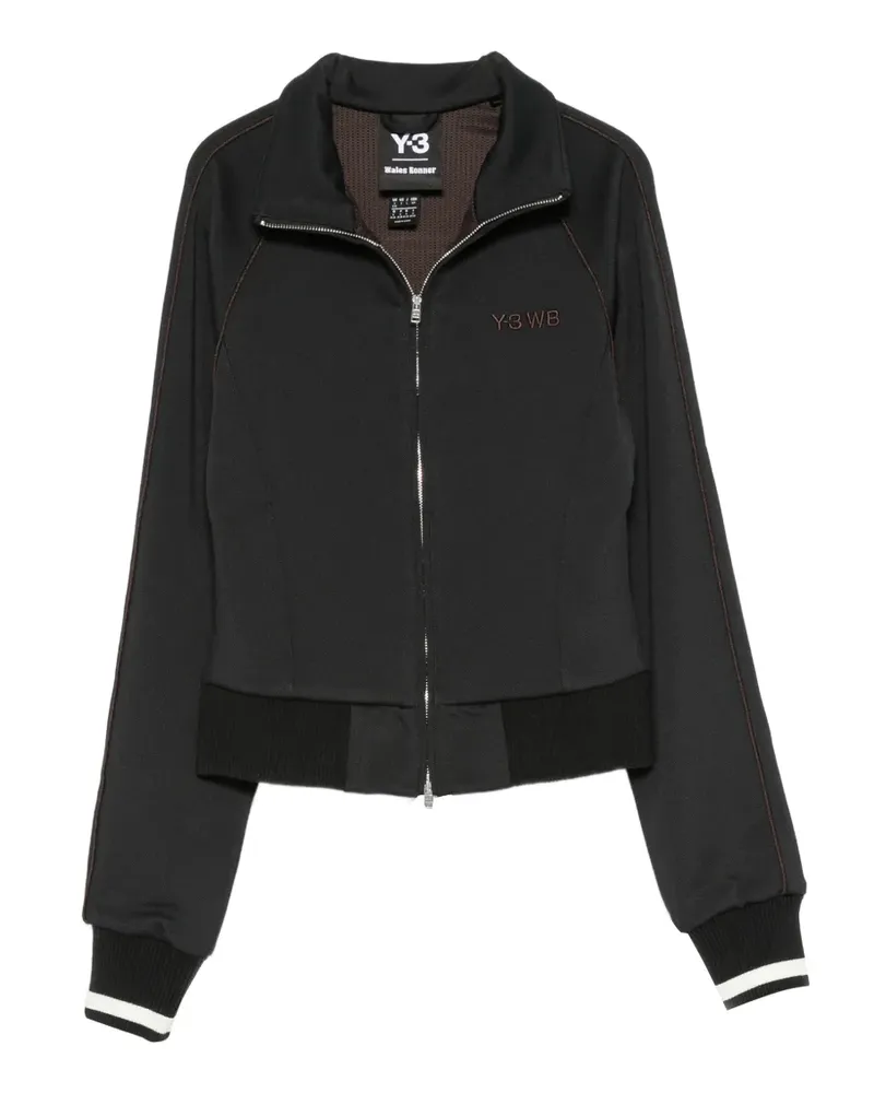Y-3 x Wales Bonner logo-embroidered jacket - Schwarz Schwarz