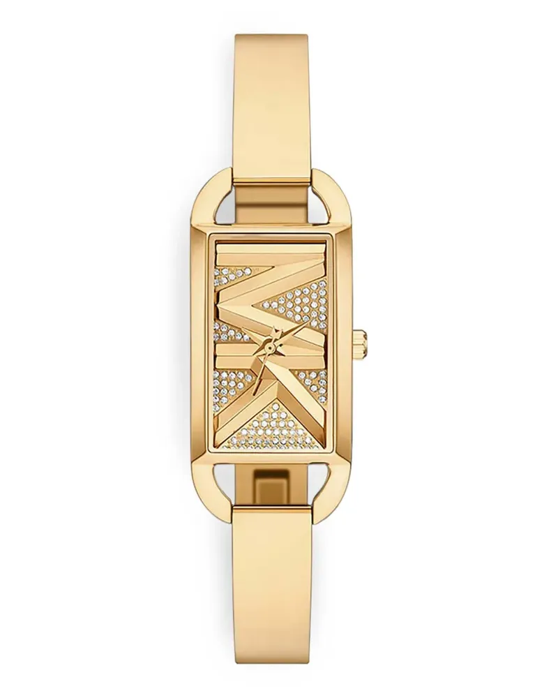 Michael Kors Mini Empire Armbanduhr mit goldfarbenem Pavé Gold