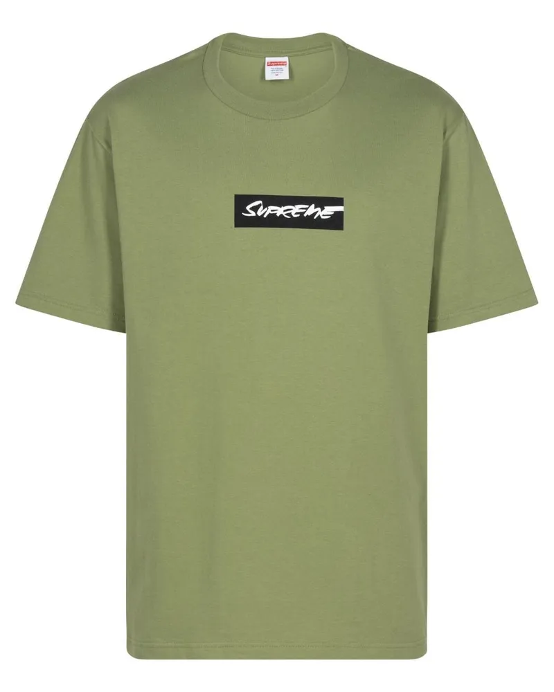 Supreme Being Futura T-Shirt mit Text-Print - Grün Grün