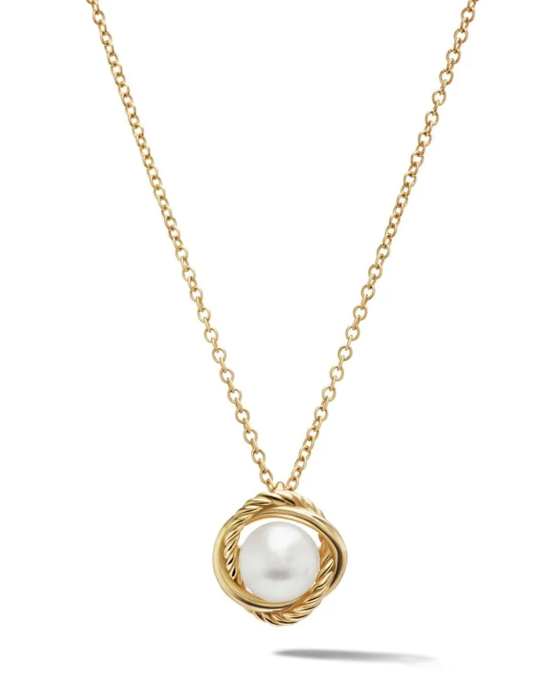 David Yurman 18kt Infinity Gelbgoldhalskette 10mm Gold