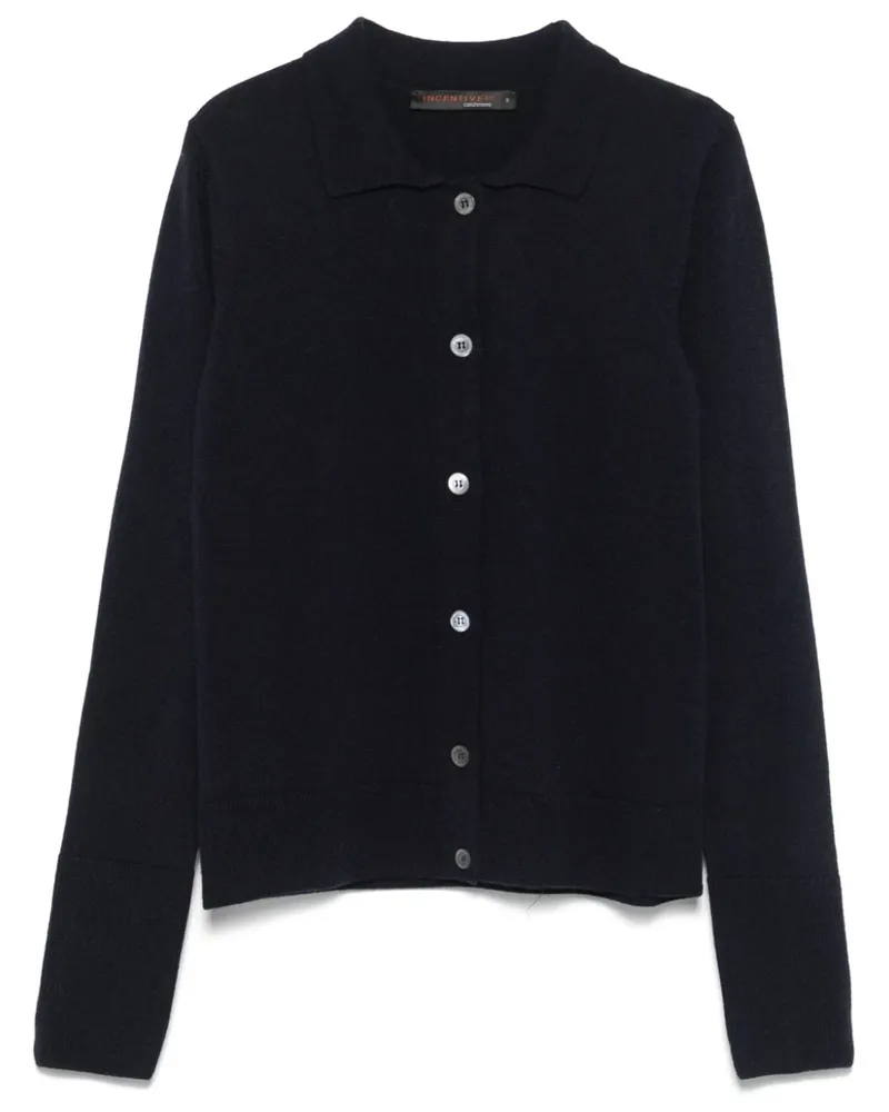 INCENTIVE! cashmere Hailey Cardigan - Blau Blau