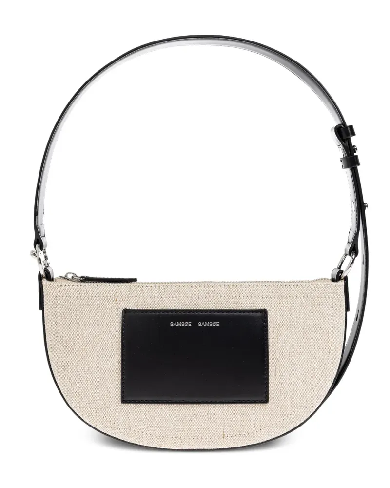 Samsøe & Samsøe Samoon Schultertasche mit Logo-Prägung - Nude Nude