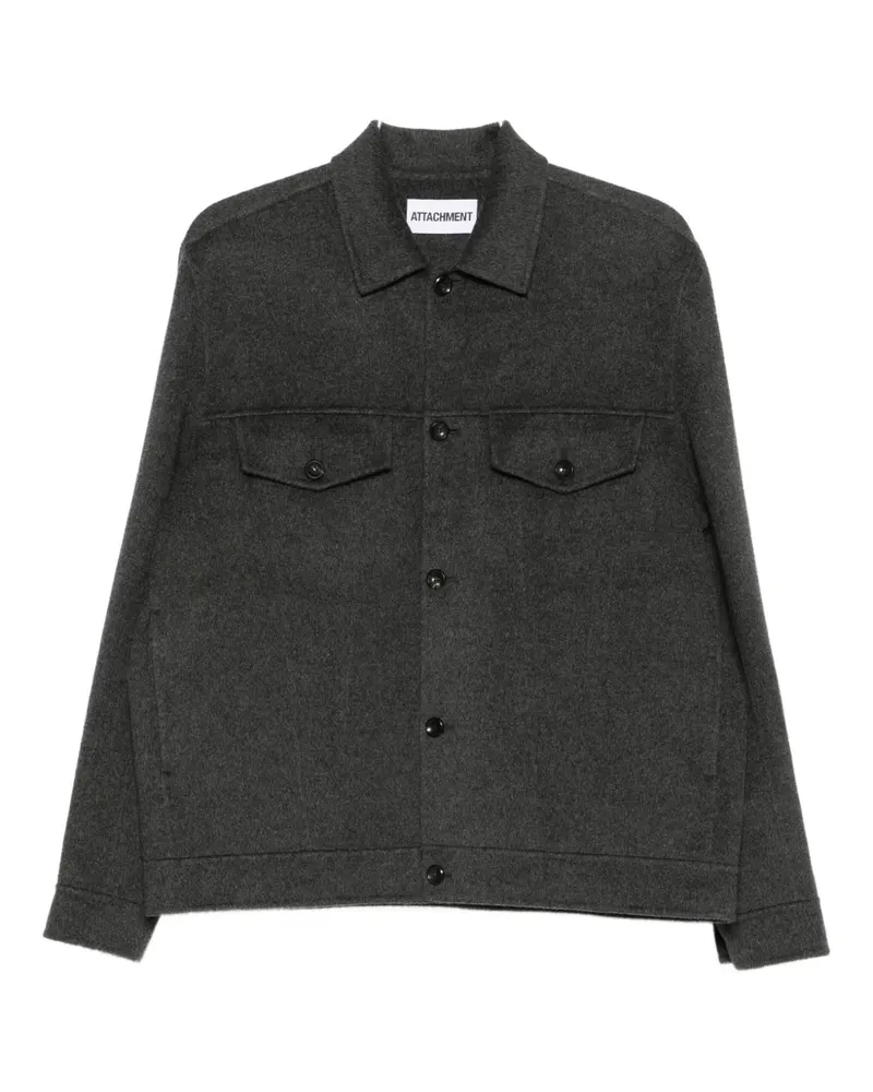 ATTACHMENT Jacke mit geknöpften Taschen - Grau Grau