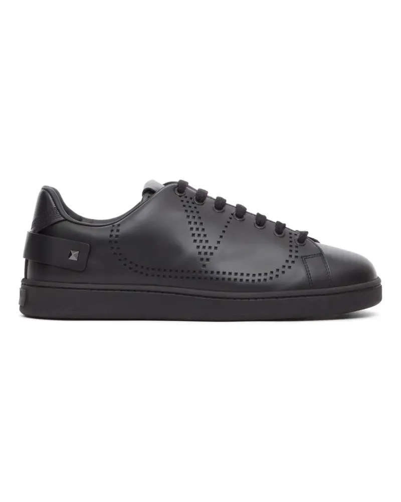 Valentino Garavani Backnet Sneakers aus Kalbsleder - Schwarz Schwarz