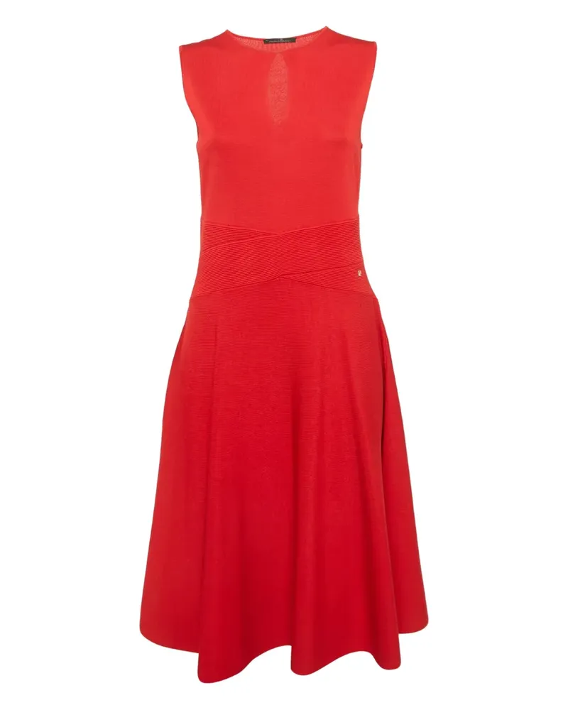Carolina Herrera New York Ärmelloses Kleid - Rot Rot