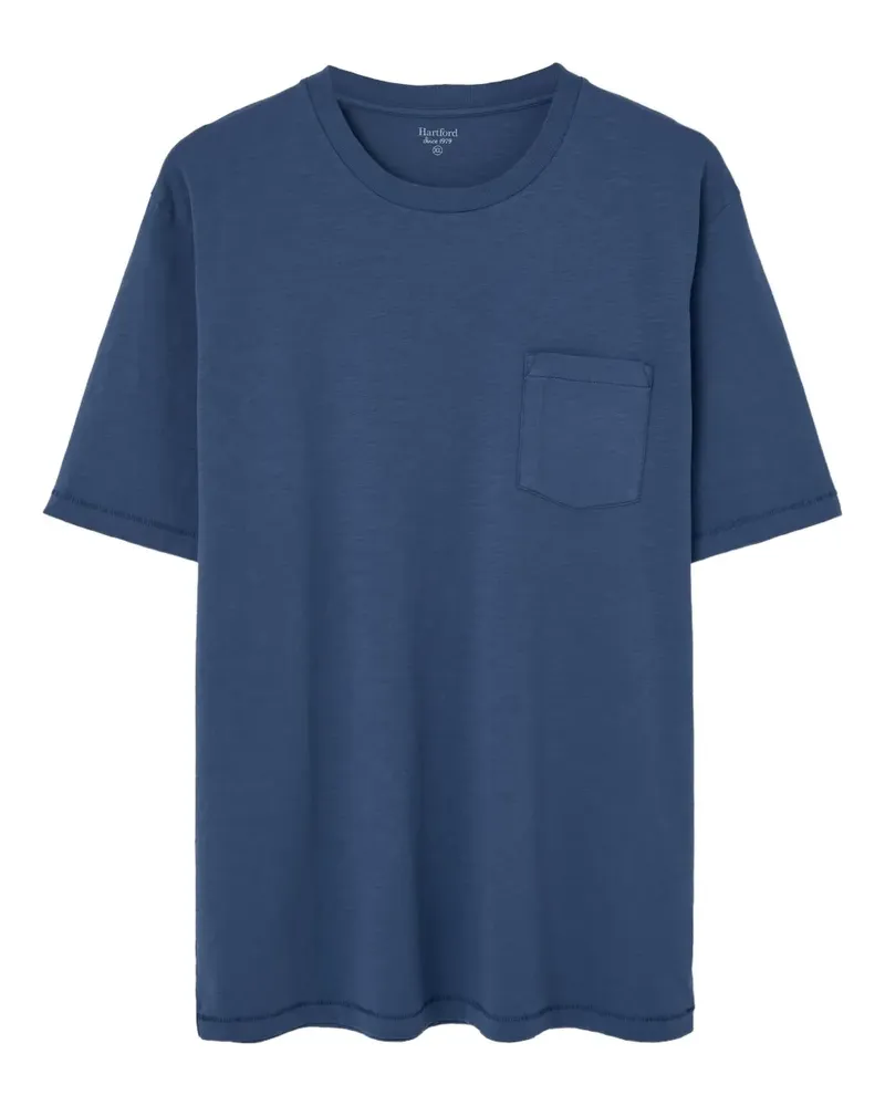 Hartford Klassisches T-Shirt - Blau Blau