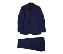 Geknöpfter Anzug - Blau