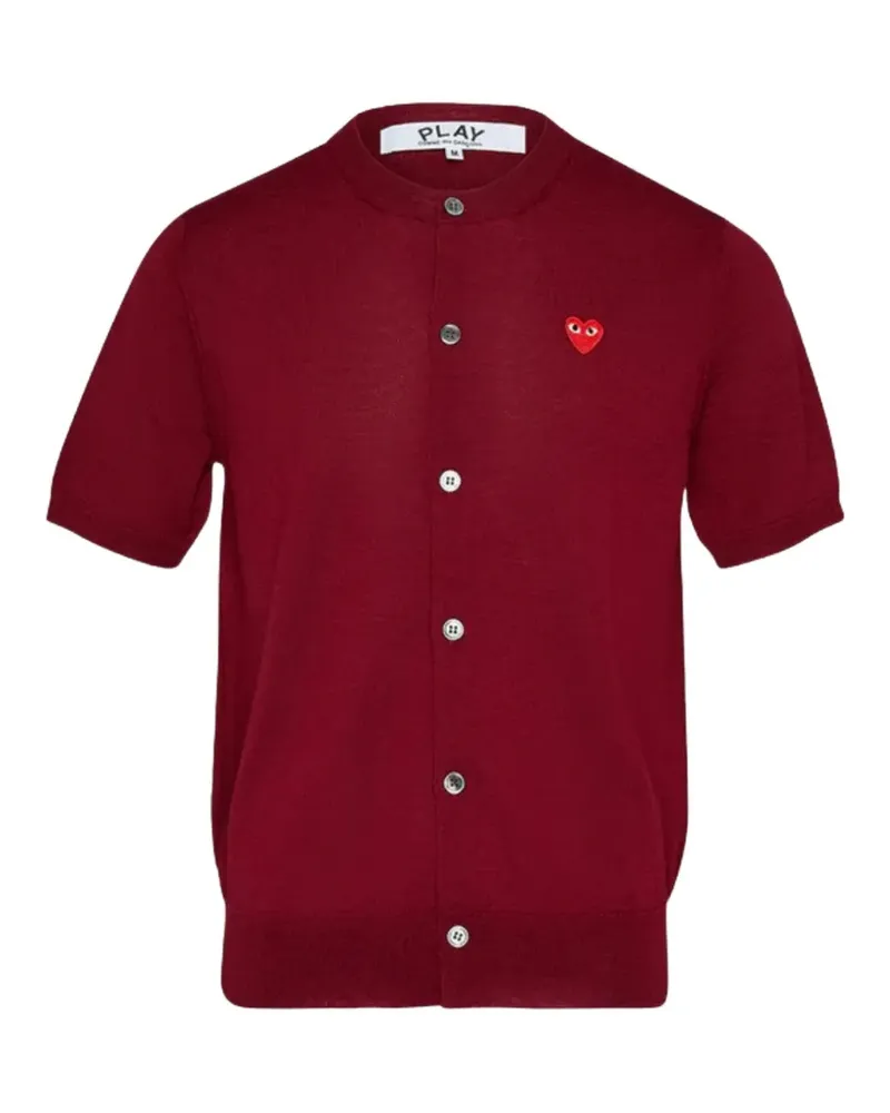 Comme des Garçons Play heart short-sleeve cardigan - Rot Rot