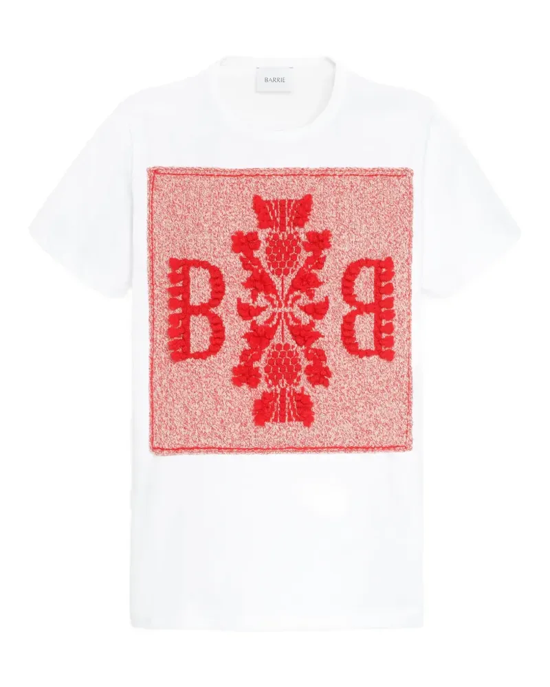 Barrie T-Shirt mit Logo-Patch - Weiß Weiß