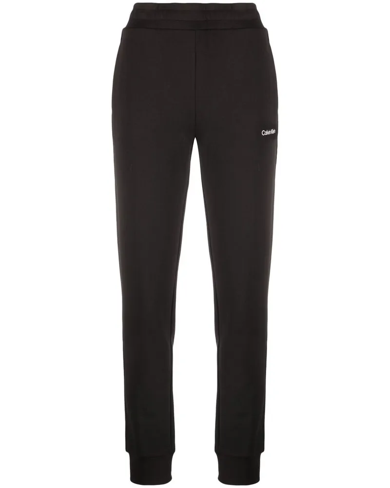Calvin Klein Jogginghose mit Logo-Print - Schwarz Schwarz