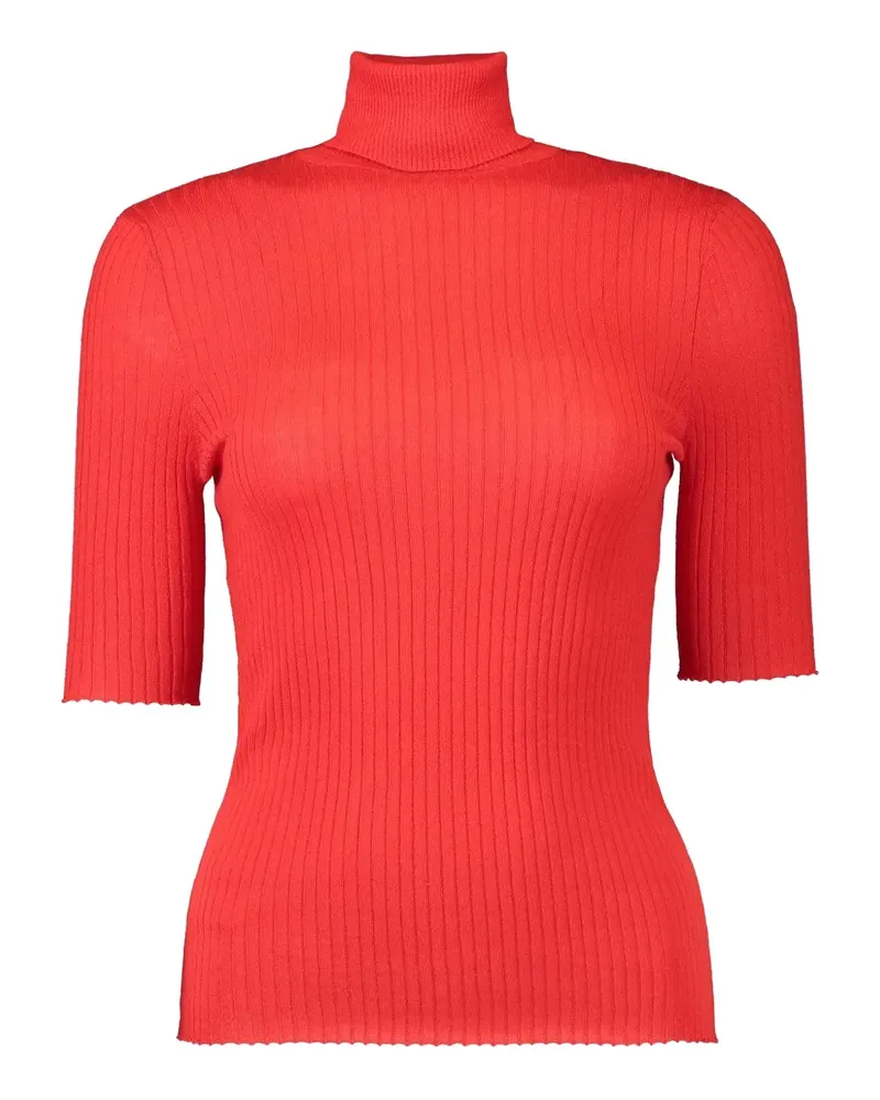SPRWMN short-sleeve turtleneck top - Rot Rot