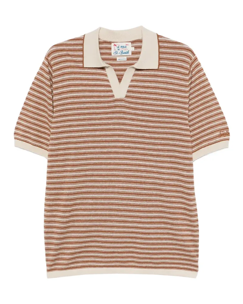 MC2 Saint Barth Sloan striped T-shirt - Nude Nude