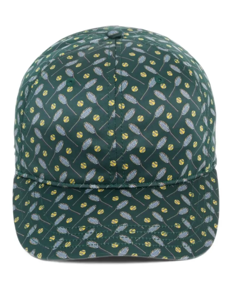 Lacoste tie-accent satin cap - Grün Grün