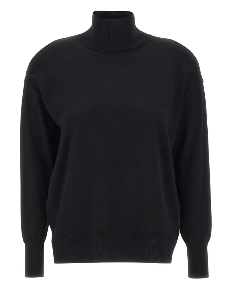 Kaos cut-out high-neck jumper - Schwarz Schwarz