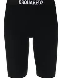 Dsquared2 Radlerhose mit Logo-Bund Schwarz