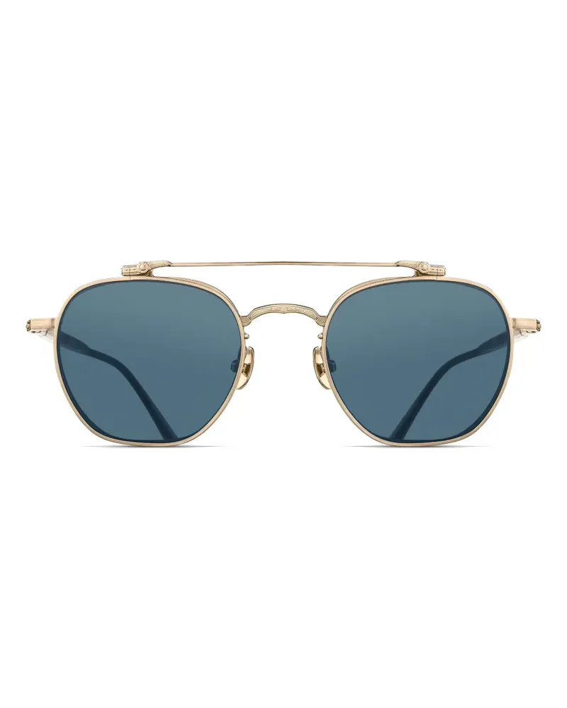 MATSUDA Sonnenbrille mit geometrischem Gestell - Gold Gold