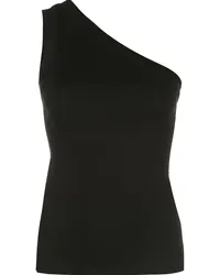 Rosetta Getty One-Shoulder-Top Schwarz