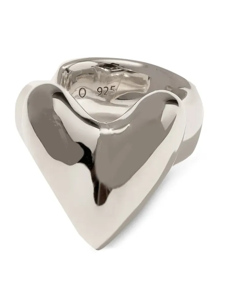 OTIUMBERG Roscida Heart Ear Cuff - Silber Silber