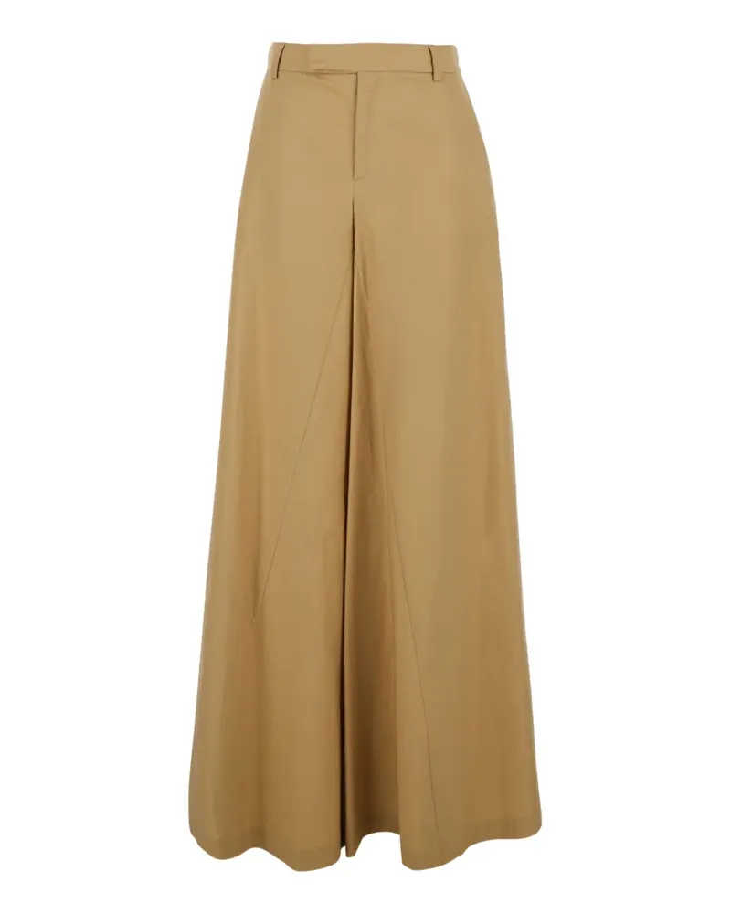Federica Tosi cotton palazzo trousers - Nude Nude
