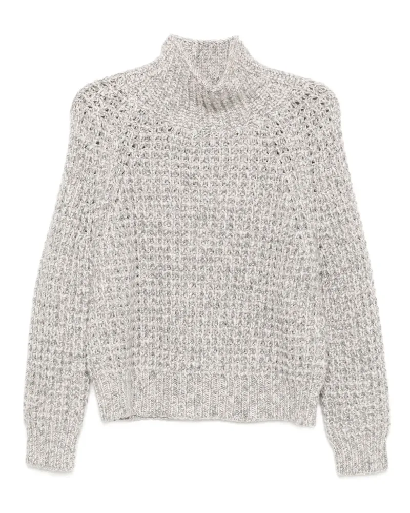 N.Peal Super Chunky Pullover - Grau Grau