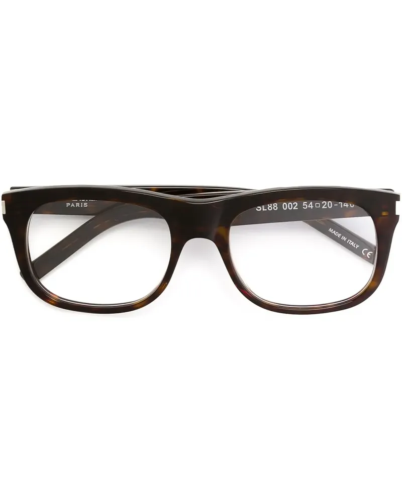 Saint Laurent Brille in Schildpattoptik - Braun Braun