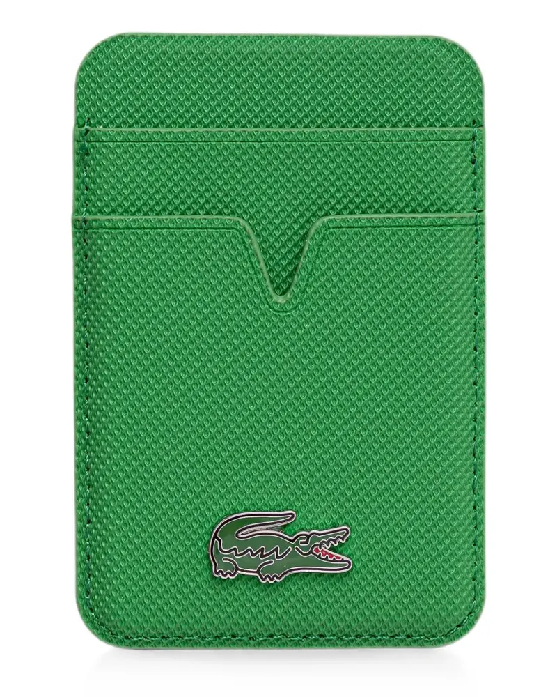 Lacoste logo-plaque card holder - Grün Grün
