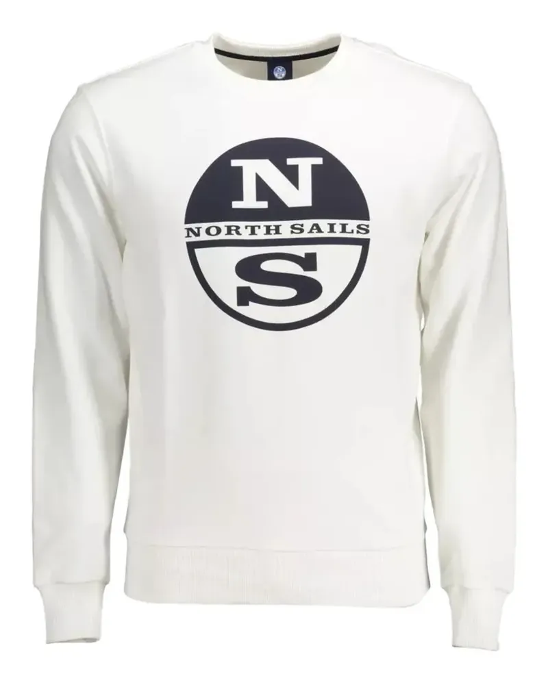 North Sails Sweatshirt mit Logo-Print - Weiß Weiß
