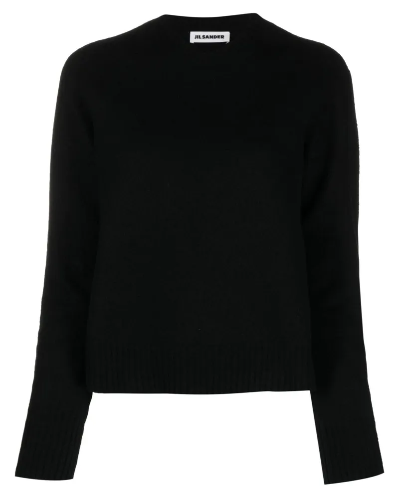 Jil Sander Pullover mit rundem Ausschnitt - Schwarz Schwarz