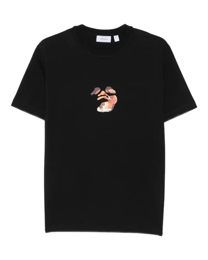 OFF-WHITE Narciso Poster T-Shirt - Schwarz Schwarz