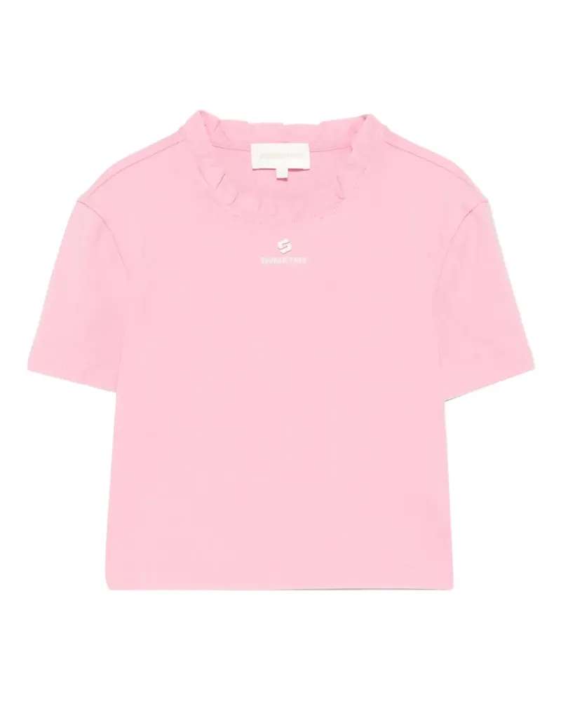 SHUSHU/TONG TEEN T-Shirt mit Rüschen - Rosa Rosa