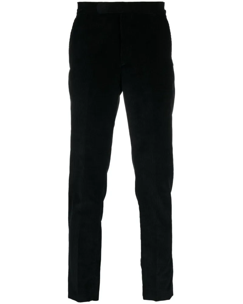 Ralph Lauren Schmale Cordhose Schwarz