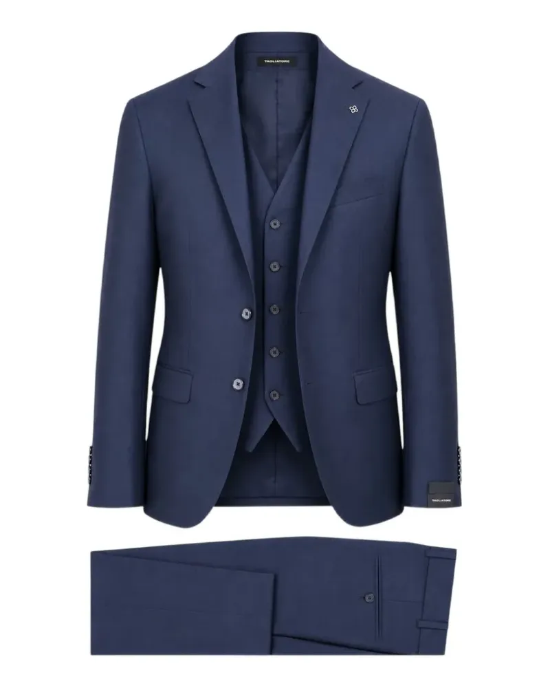 Tagliatore single-breasted three-piece suit - Blau Blau
