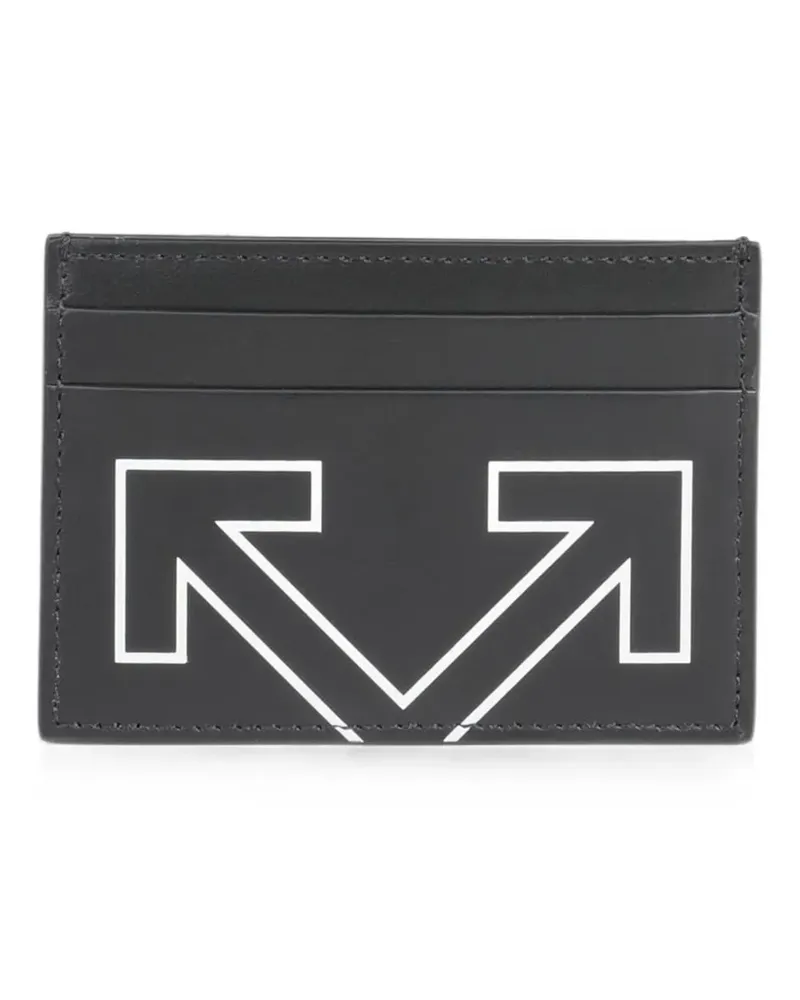 OFF-WHITE Heritage logo-print card holder - Grau Grau