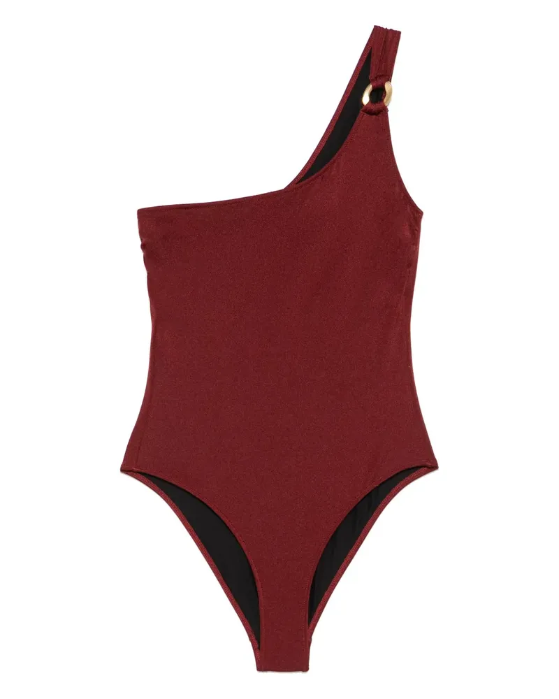 Anjuna Asymmetrischer Badeanzug - Braun Braun