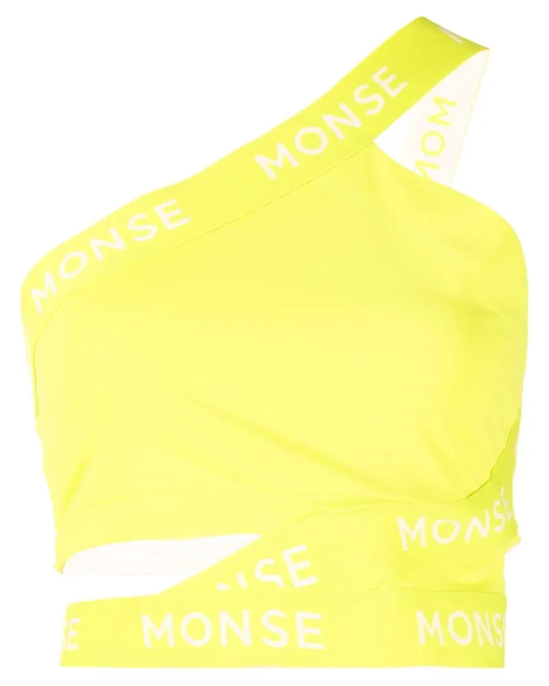 Monse Cropped-Oberteil mit Print - Grün Grün